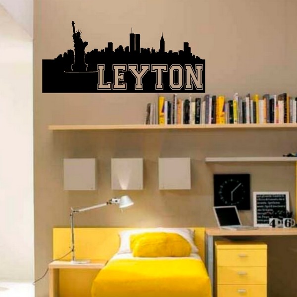 Exemple de stickers muraux: Leyton New York